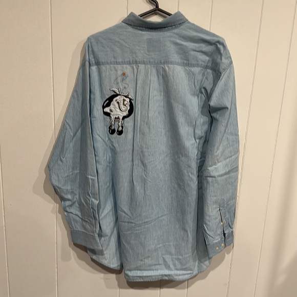 Vintage Cow Button Down Shirt - Picture 9 of 13